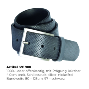 Gürtel geprägt schwarz