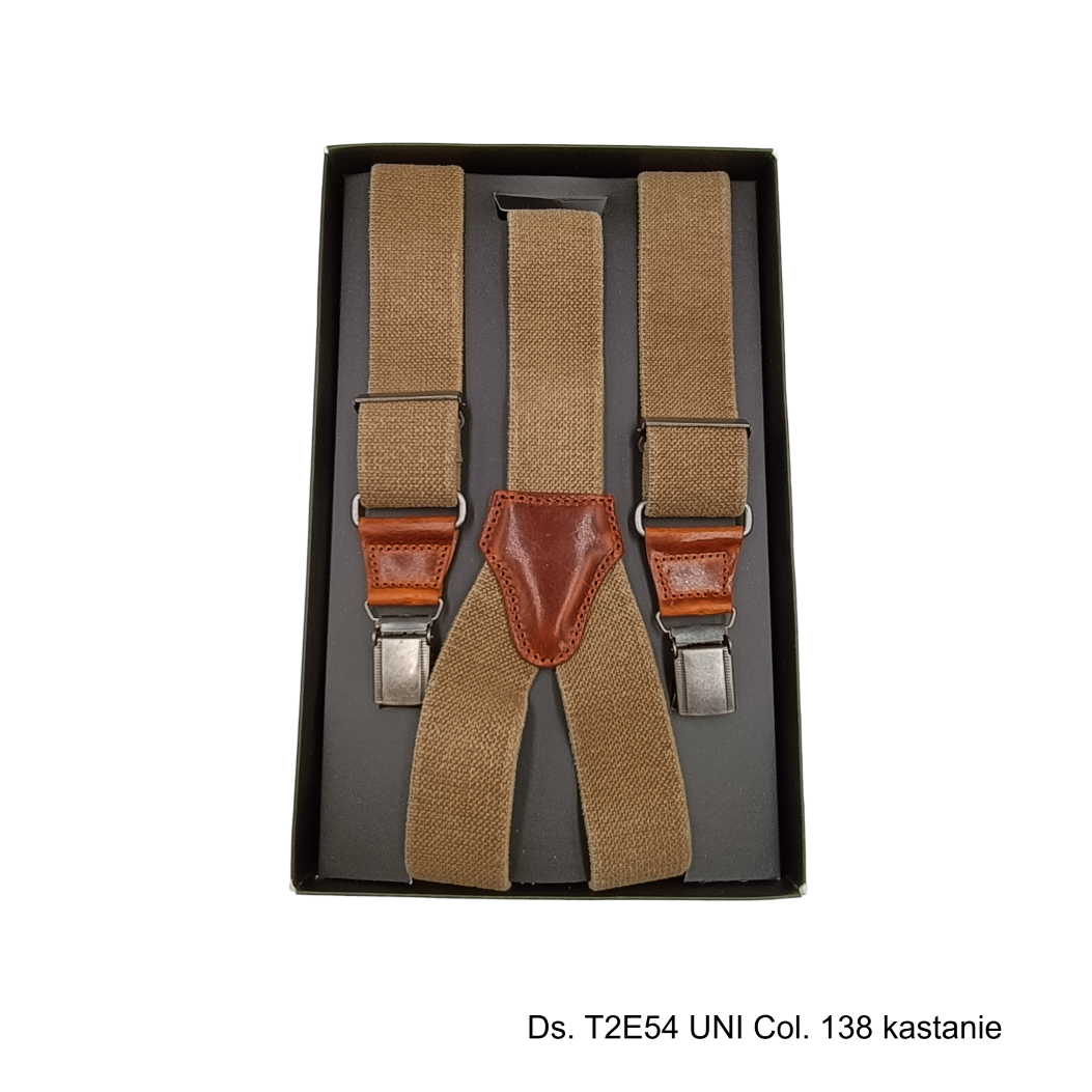 Uni hosenträger Vintage style braun