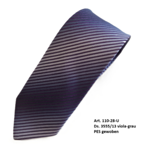 Krawatte PES 3555-13 viola-grau